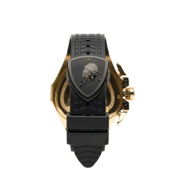 Sale Tonino Lamborghini Spyder 3111SP Stainless Steel Chronographic Sport Watch (Limited Edition) Black/Gold