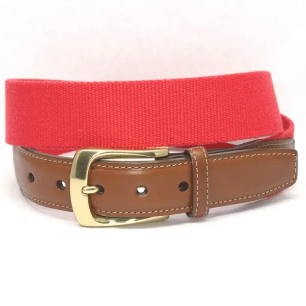 torino_leather_european_r_0-4.webp Best Torino Leather European Ribbed Surcingle Belt Red