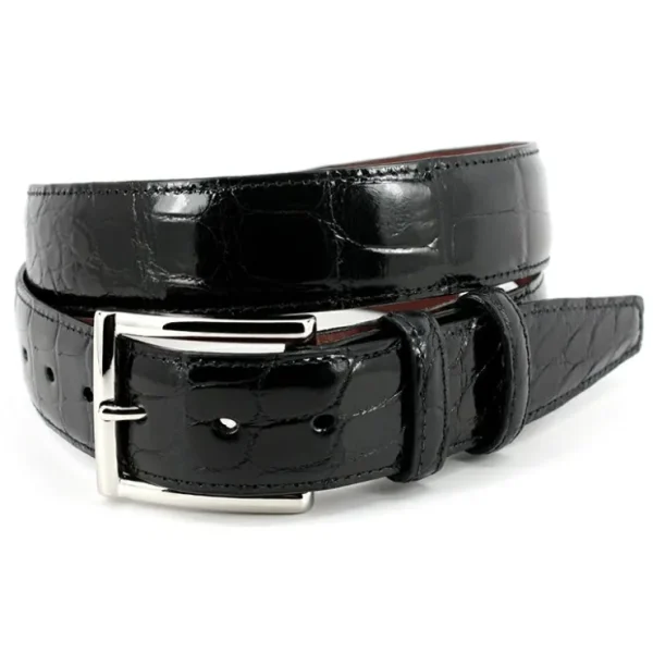 torino_leather_genuine_am_0-4.webp Hot Torino Leather Genuine American Alligator Belt Black