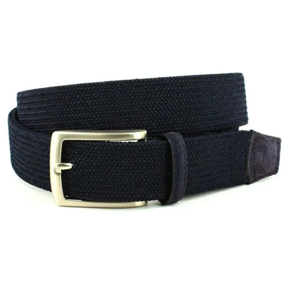torino_leather_italian_tu_0-2.webp Cheap Torino Leather Italian Tubular Woven Rayon Elastic Belt Navy