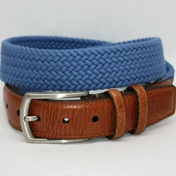 torino_leather_italian_wo_0-11.webp Store Torino Leather Italian Woven Cotton Elastic Belt - royal