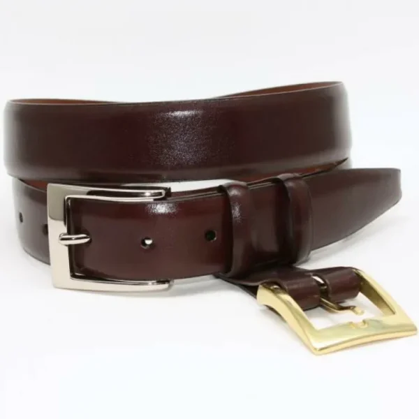 torino_leather_krinkle_ca_0-1.webp New Torino Leather Krinkle Calf Aniline Leather Belt - brown