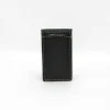 Shop Torino Leather Tumbled Glove Leather Magnetic Money Clip Black
