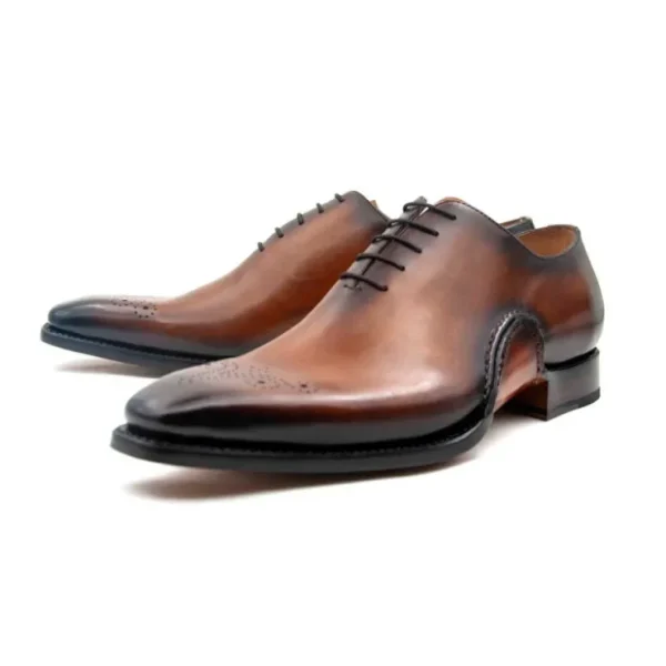 ugo_vasare_cooper_oxford__1-1.webp Sale Ugo Vasare Cooper Oxford Wingtip Shoes Tobacco