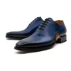 Cheap Ugo Vasare Cooper Oxford Wingtip Shoes Navy