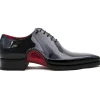 Cheap Ugo Vasare Cooper Patent Oxford Wingtip Shoes Black