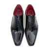 Cheap Ugo Vasare Cooper Patent Oxford Wingtip Shoes Black