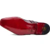 Shop Ugo Vasare Eric Monkstrap Shoes Burgundy