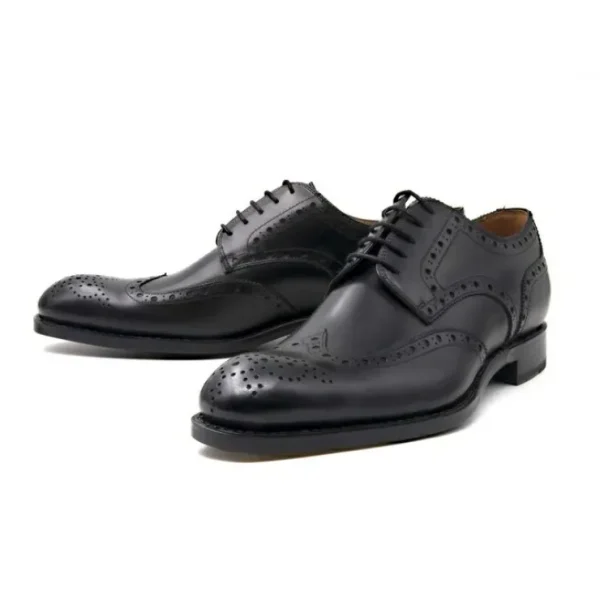 Online Ugo Vasare H & H Wingtip Brogues Black