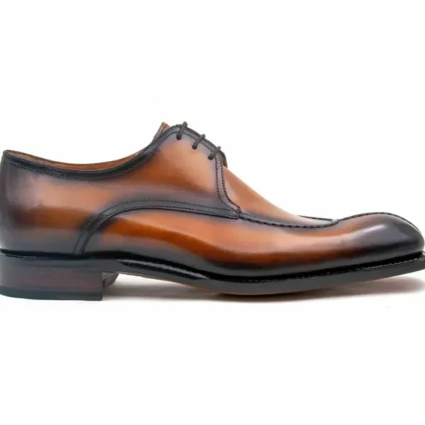 ugo_vasare_jayden_derby_a_0-2.webp Outlet Ugo Vasare Jayden Derby Apron Split Toe Shoes Caramel