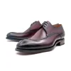 Sale Ugo Vasare Jayden Derby Apron Split Toe Shoes Burgundy