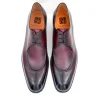 Sale Ugo Vasare Jayden Derby Apron Split Toe Shoes Burgundy