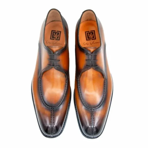 ugo_vasare_jayden_derby_a_2-2.webp Outlet Ugo Vasare Jayden Derby Apron Split Toe Shoes Caramel