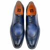 Outlet Ugo Vasare Jayden Derby Apron Split Toe Shoes Navy