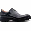 Best Ugo Vasare Mason Derby Plain Toe Shoes Black