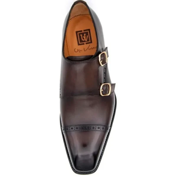 ugo_vasare_ryan_double_mo_2.webp Shop Ugo Vasare Ryan Double Monkstrap Shoes Brown