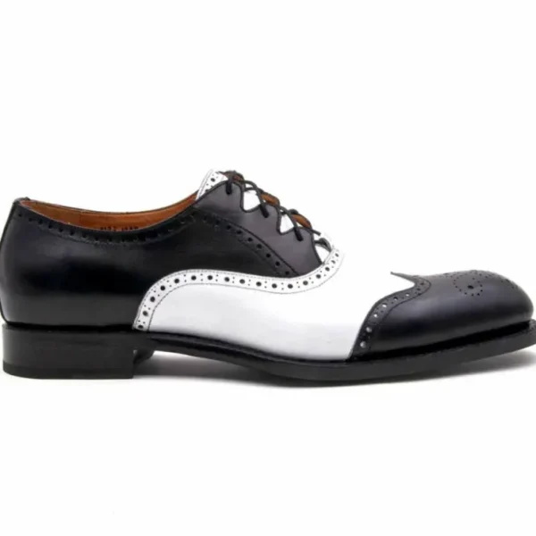 ugo_vasare_stephen_oxford_0.webp Cheap Ugo Vasare Stephen Oxford Wingtip Shoe Black / White