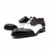 Cheap Ugo Vasare Stephen Oxford Wingtip Shoe Black / White