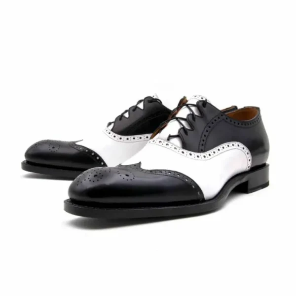 ugo_vasare_stephen_oxford_1.webp Cheap Ugo Vasare Stephen Oxford Wingtip Shoe Black / White