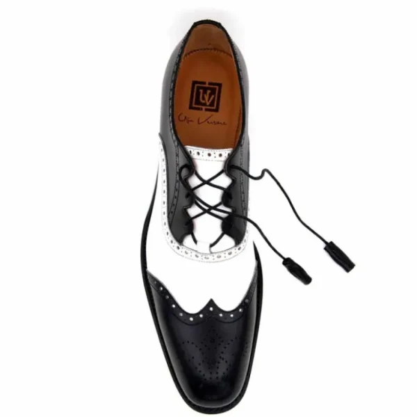 ugo_vasare_stephen_oxford_3.webp Cheap Ugo Vasare Stephen Oxford Wingtip Shoe Black / White