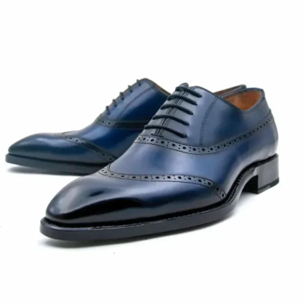 Sale Ugo Vasare Victor Brogue Oxford Navy