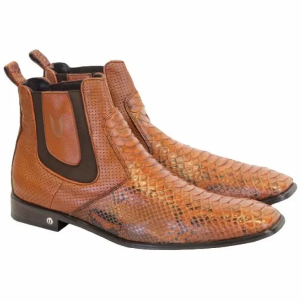 vestigium_python_chelsea__0-2.webp Shop Vestigium Python Chelsea Boots Cognac
