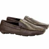 Online Vestigium Python Driving Loafers Brown