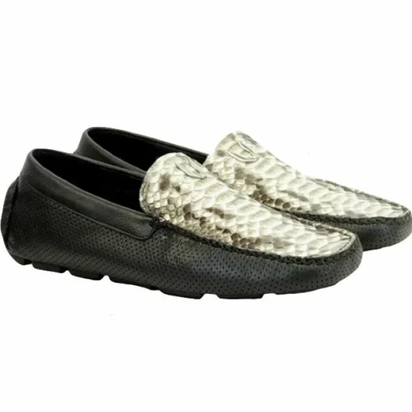 vestigium_python_driving__0-4.webp Sale Vestigium Python Driving Loafers Natural Black NaturalBlack