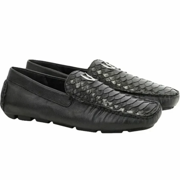 vestigium_python_driving__0.webp Online Vestigium Python Driving Loafers Black