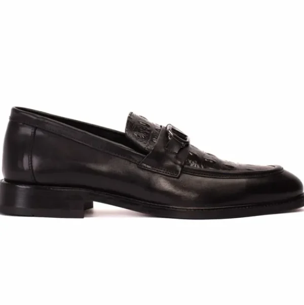 vinci_leather_amsterdam_b_0-1.webp Best Sale Vinci Leather Shoes Vinci Leather Amsterdam Bit Loafer (18563 T-1) Black