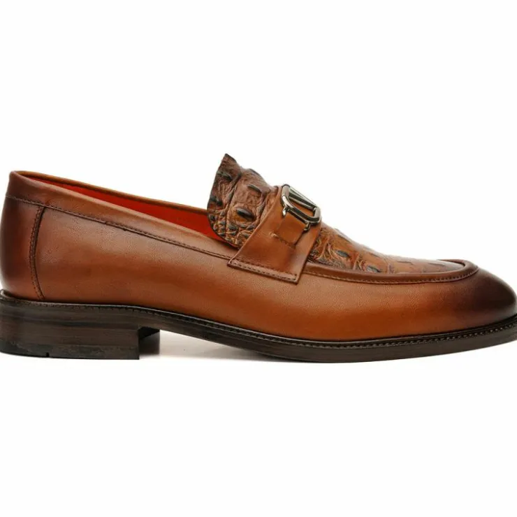 New Vinci Leather Shoes Vinci Leather Amsterdam Bit Loafer (18563 T-1) Brown