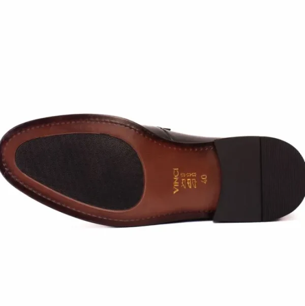 vinci_leather_amsterdam_b_2-1.webp Best Sale Vinci Leather Shoes Vinci Leather Amsterdam Bit Loafer (18563 T-1) Black