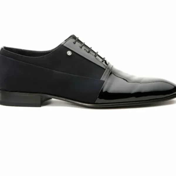 vinci_leather_colombo_bla_1.webp Store Vinci Leather Shoes Vinci Leather Colombo Cap Toe Oxford Shoe (8005) Black