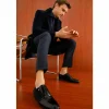 Store Vinci Leather Shoes Vinci Leather Colombo Cap Toe Oxford Shoe (8005) Black
