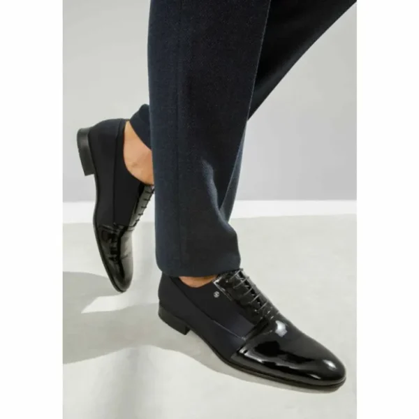 vinci_leather_colombo_bla_6.webp Store Vinci Leather Shoes Vinci Leather Colombo Cap Toe Oxford Shoe (8005) Black