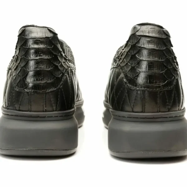 vinci_leather_the_adler_b_2.webp Outlet Vinci Leather Shoes Vinci Leather The Adler Snk Leather Sneaker Limited Edition (17474 S-1) Black