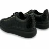 Outlet Vinci Leather Shoes Vinci Leather The Adler Snk Leather Sneaker Limited Edition (17474 S-1) Black