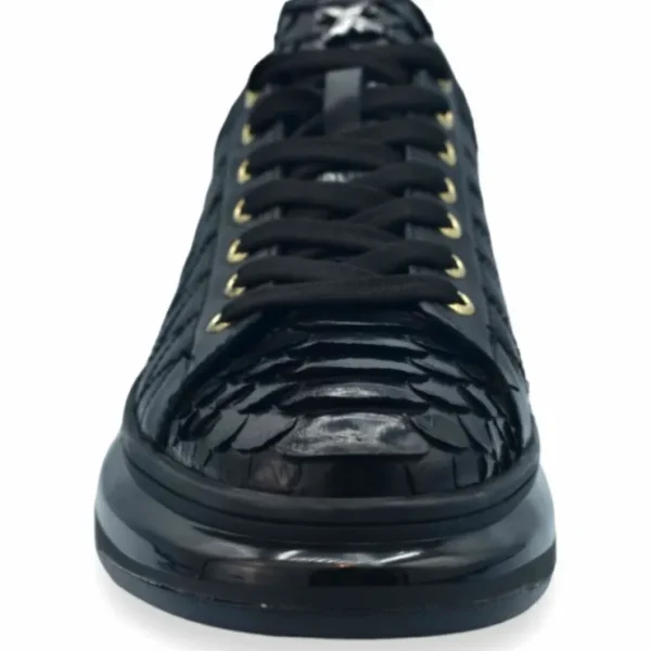 vinci_leather_the_adler_b_6.webp Outlet Vinci Leather Shoes Vinci Leather The Adler Snk Leather Sneaker Limited Edition (17474 S-1) Black