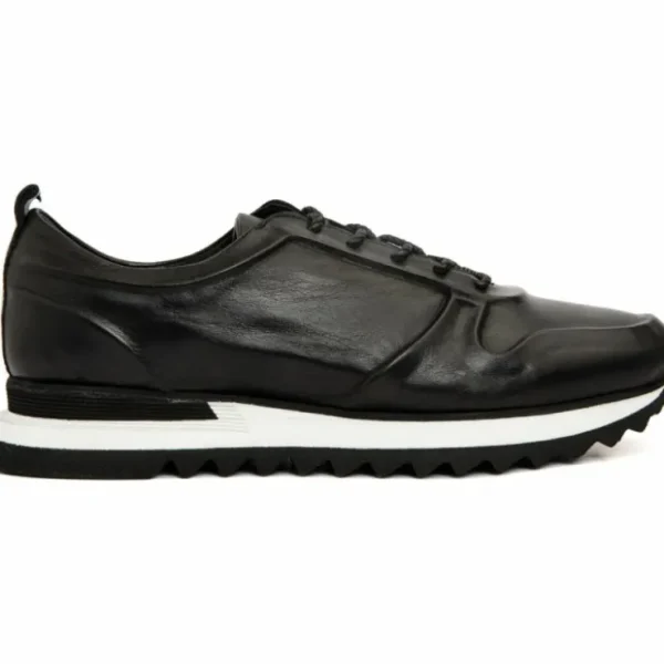 vinci_leather_the_barnett_0.webp Cheap Vinci Leather Shoes Vinci Leather The Barnett Leather Sneaker (11089 S-4) Black