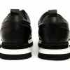 Cheap Vinci Leather Shoes Vinci Leather The Barnett Leather Sneaker (11089 S-4) Black