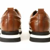 Store Vinci Leather Shoes Vinci Leather The Barnett Leather Sneaker (11089 T-4) Brown