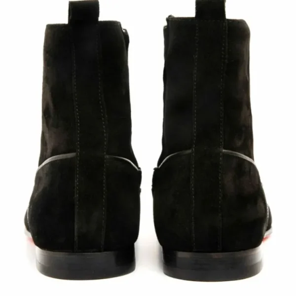 vinci_leather_the_baron_b_3-1.webp Best Vinci Leather Shoes Vinci Leather The Baron Suede Bit Zip-up Dress Boot (9026 X) Black