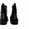Best Vinci Leather Shoes Vinci Leather The Baron Bit Zip-up Dress Boot (9026 X) Black
