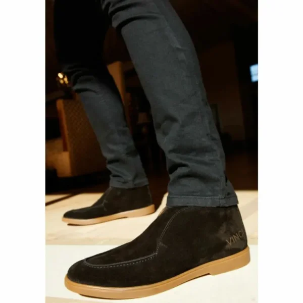 vinci_leather_the_belek_b_1.webp Discount Vinci Leather Shoes Vinci Leather The Belek Open Walk Suede Leather Boot (32607) Black