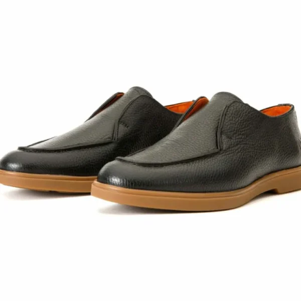 vinci_leather_the_beykoz__1.webp Discount Vinci Leather Shoes Vinci Leather The Beykoz Leather Chukka Loafer (32602) Black