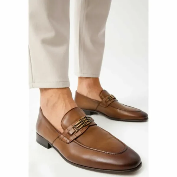 vinci_leather_the_bogota__1-1.webp Shop Vinci Leather Shoes Vinci Leather The Bogota Bit Loafer (10651) Tan
