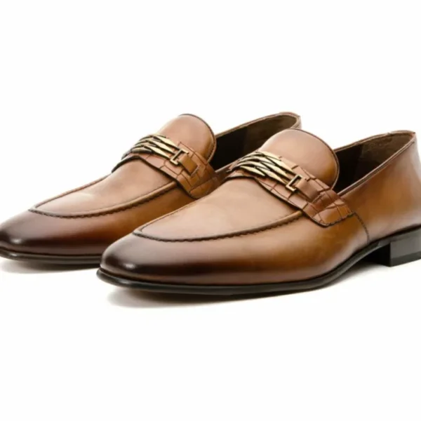 vinci_leather_the_bogota__2-1.webp Shop Vinci Leather Shoes Vinci Leather The Bogota Bit Loafer (10651) Tan