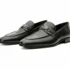 Flash Sale Vinci Leather Shoes Vinci Leather The Bogota Bit Loafer (10651) Black