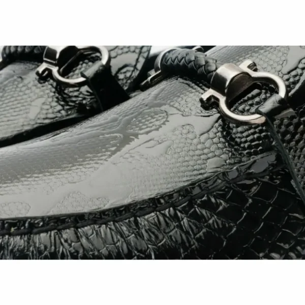 vinci_leather_the_bologna_2.webp Cheap Vinci Leather Shoes Vinci Leather The Bologna Bit Loafer Shoe Black