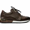 Best Vinci Leather Shoes Vinci Leather The Bomba Crocodile Leather Sneaker (Vc-D521T-52) Brown